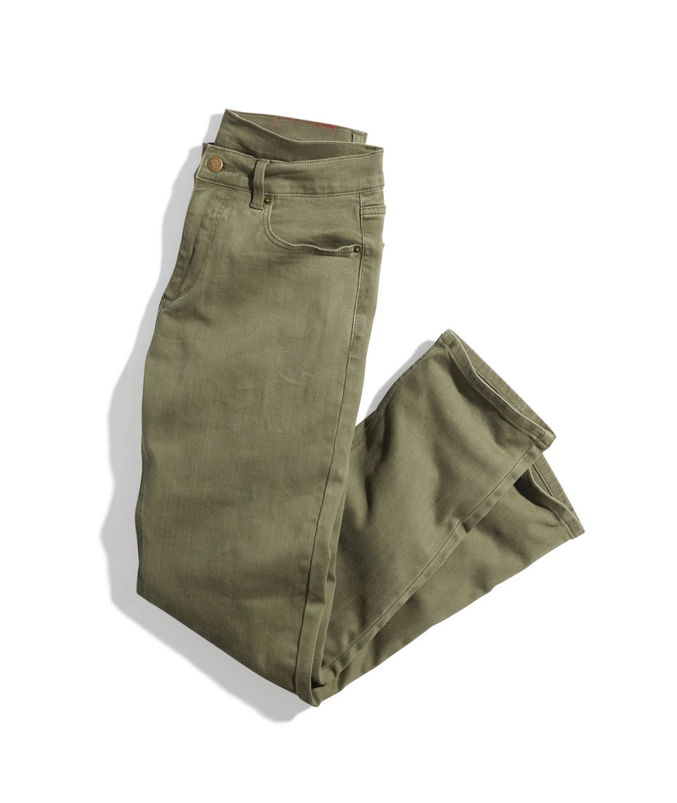 5 Pocket Athletic Fit Twill Pant