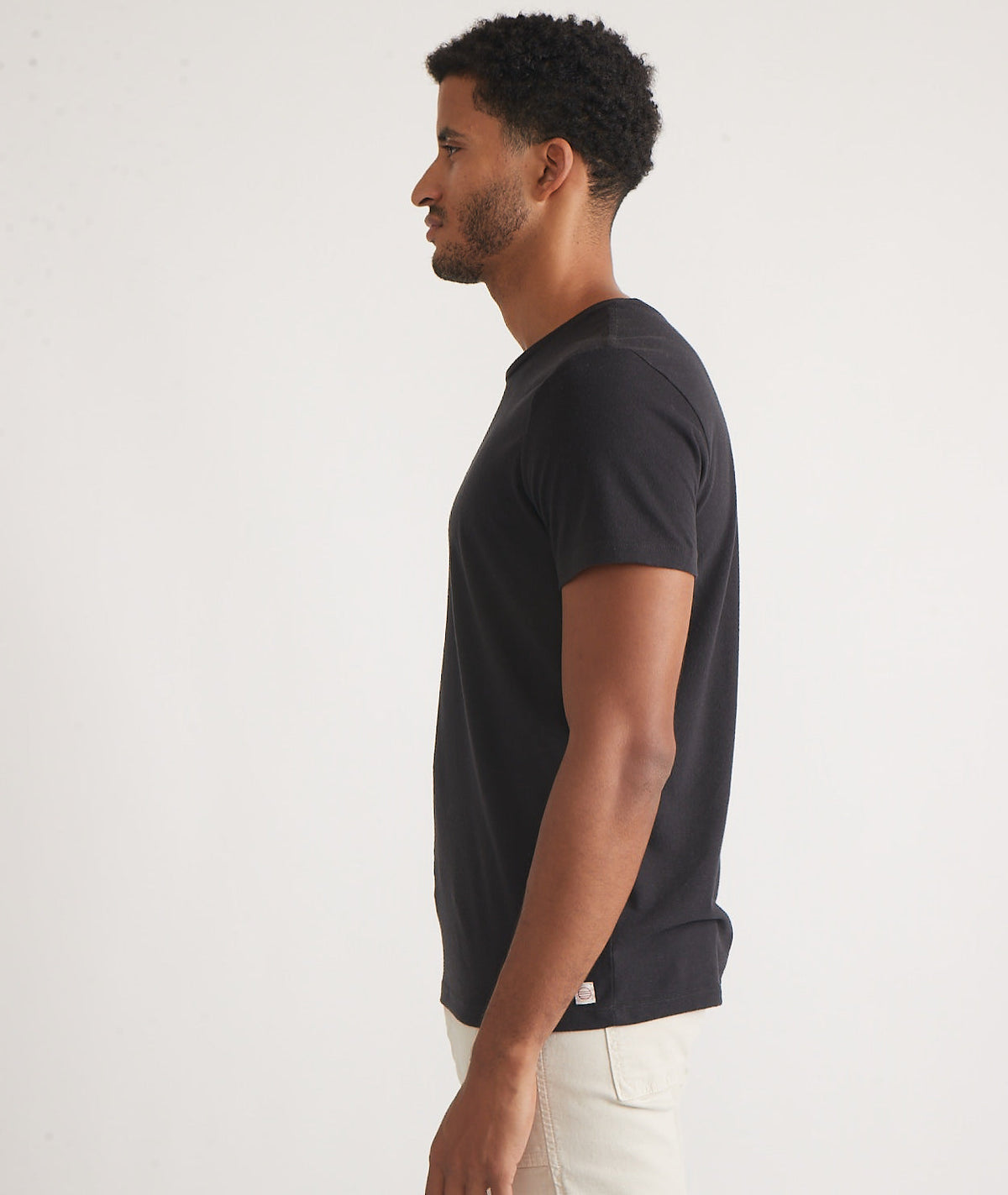 Men's Re-Spun Signature Crew in Faded Black