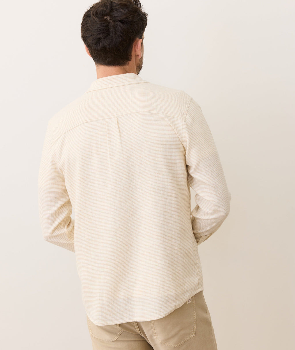 Stretch Selvage Long Sleeve Shirt
