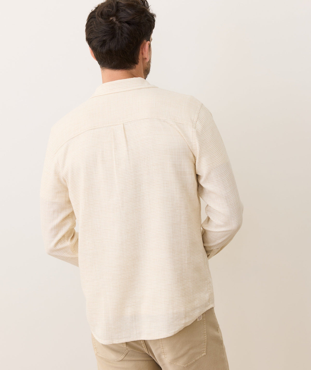 Stretch Selvage Long Sleeve Shirt