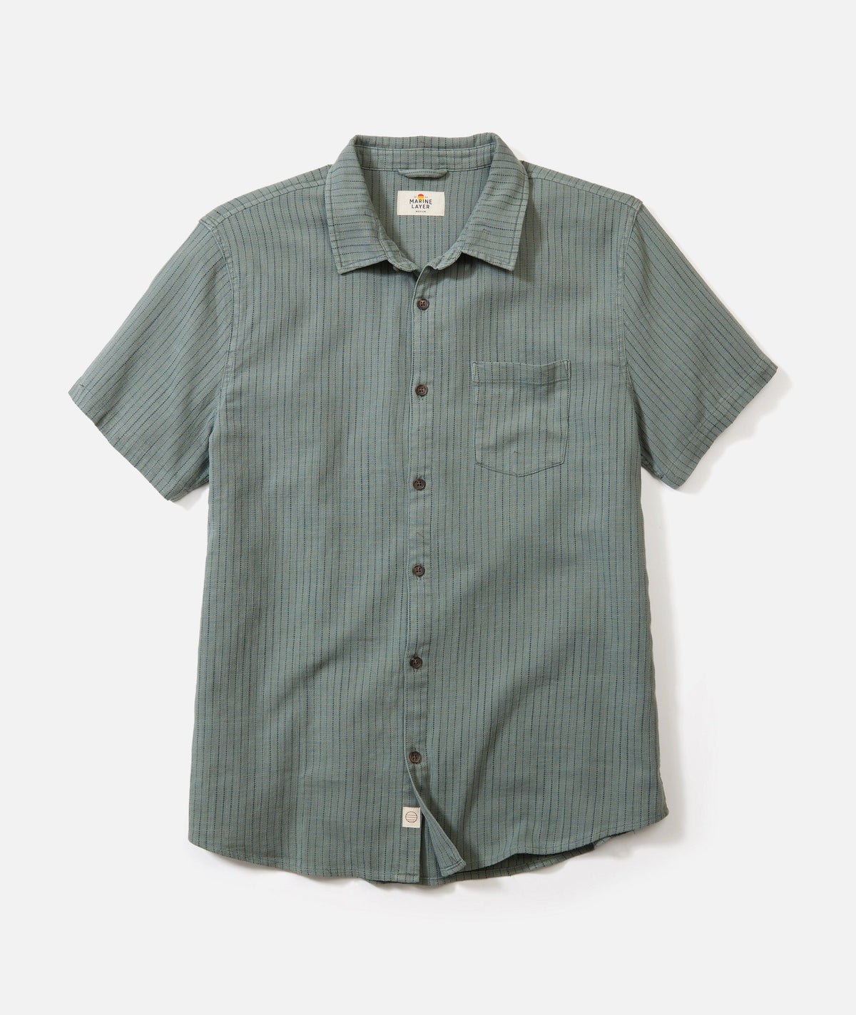 Stretch Selvage Short Sleeve Shirt