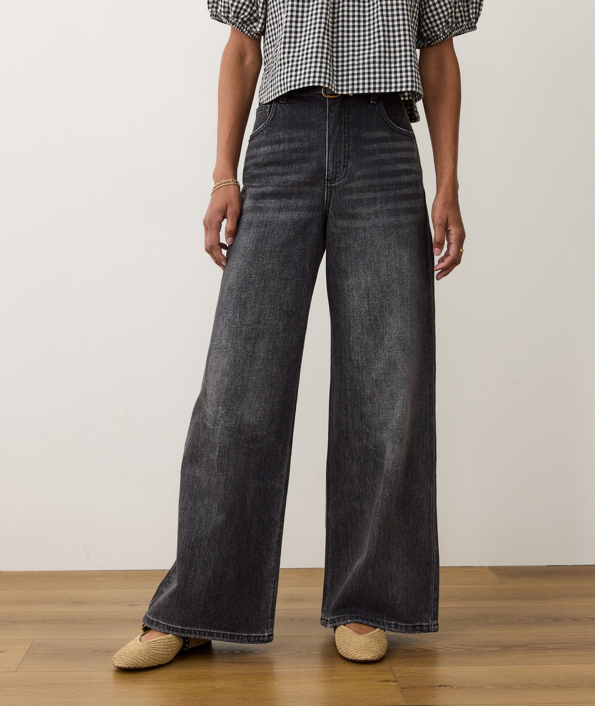 Charlie Denim Wide Leg Pant