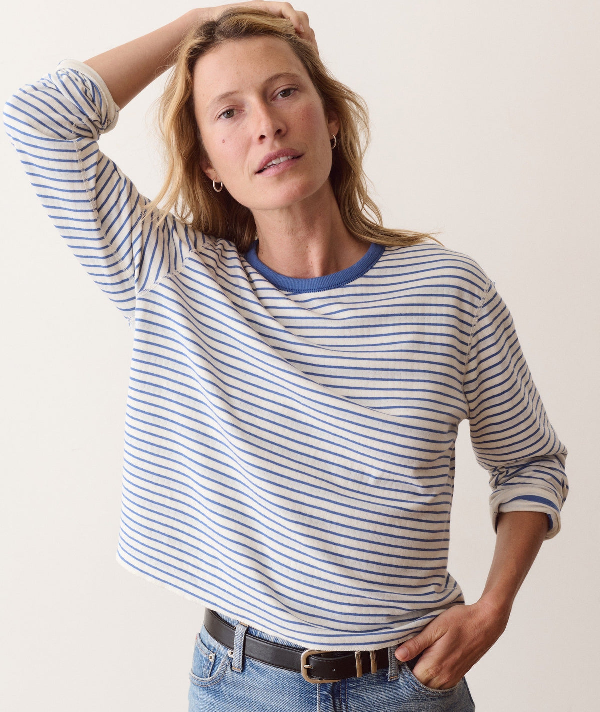 Poppy Double Knit Crewneck