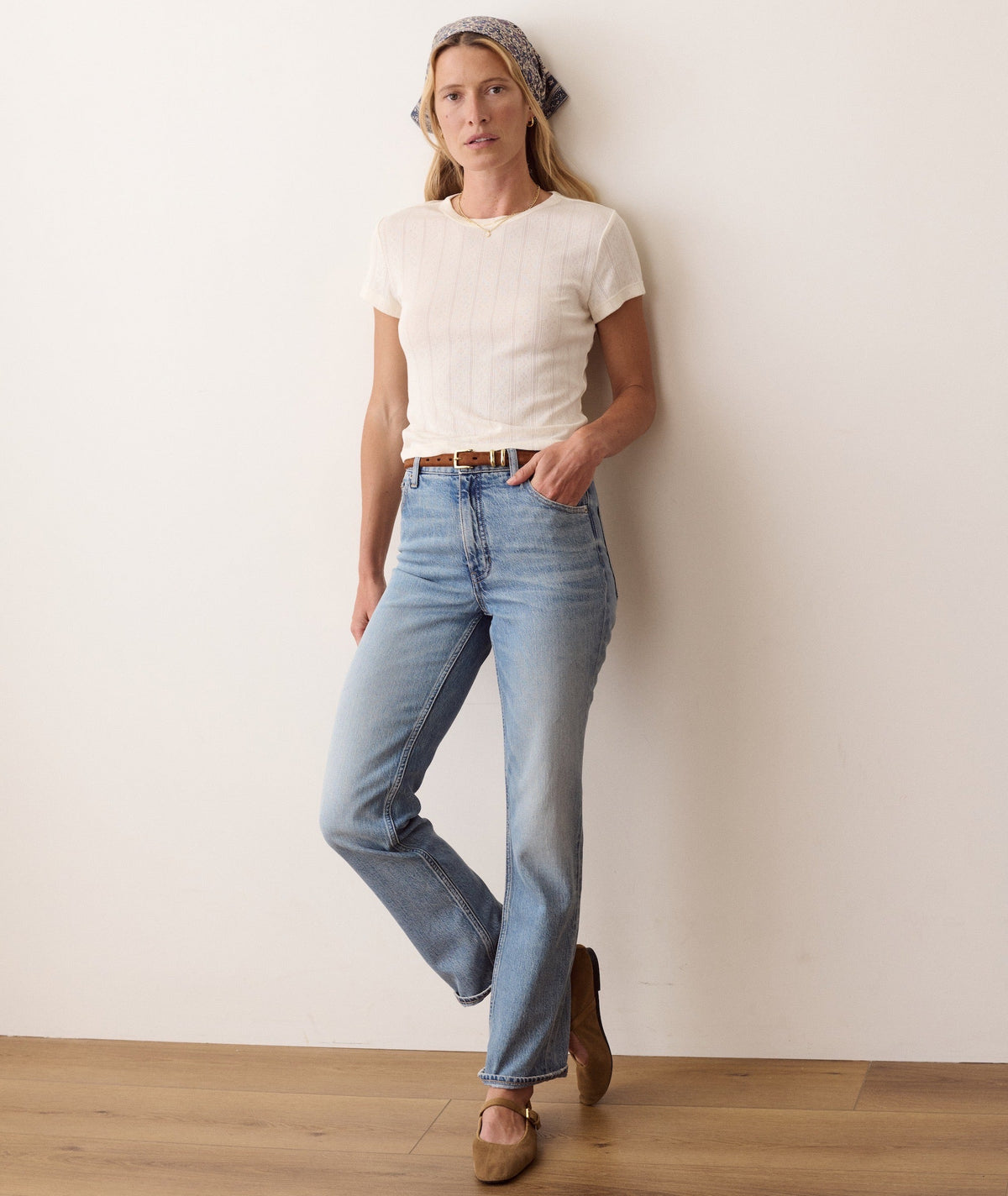 Lexi Pointelle Tee