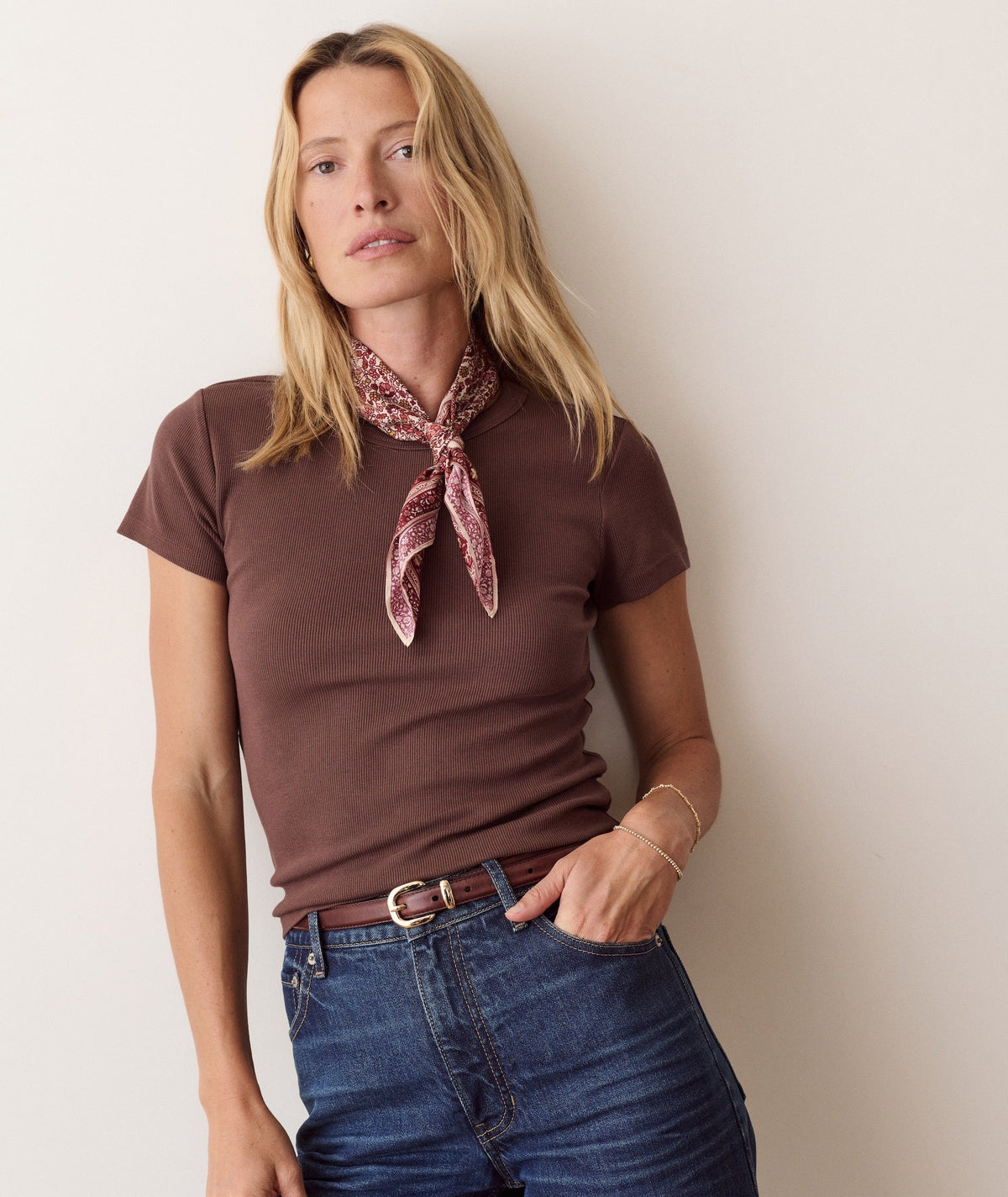 Lexi Rib Sun-In Crew Tee