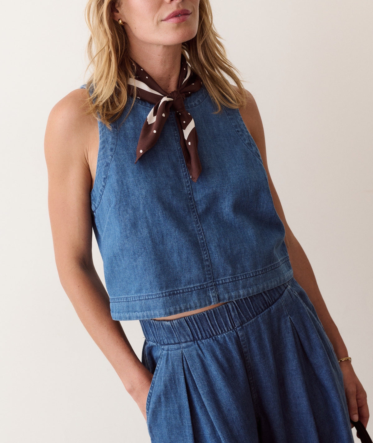 Quinn Denim Tank