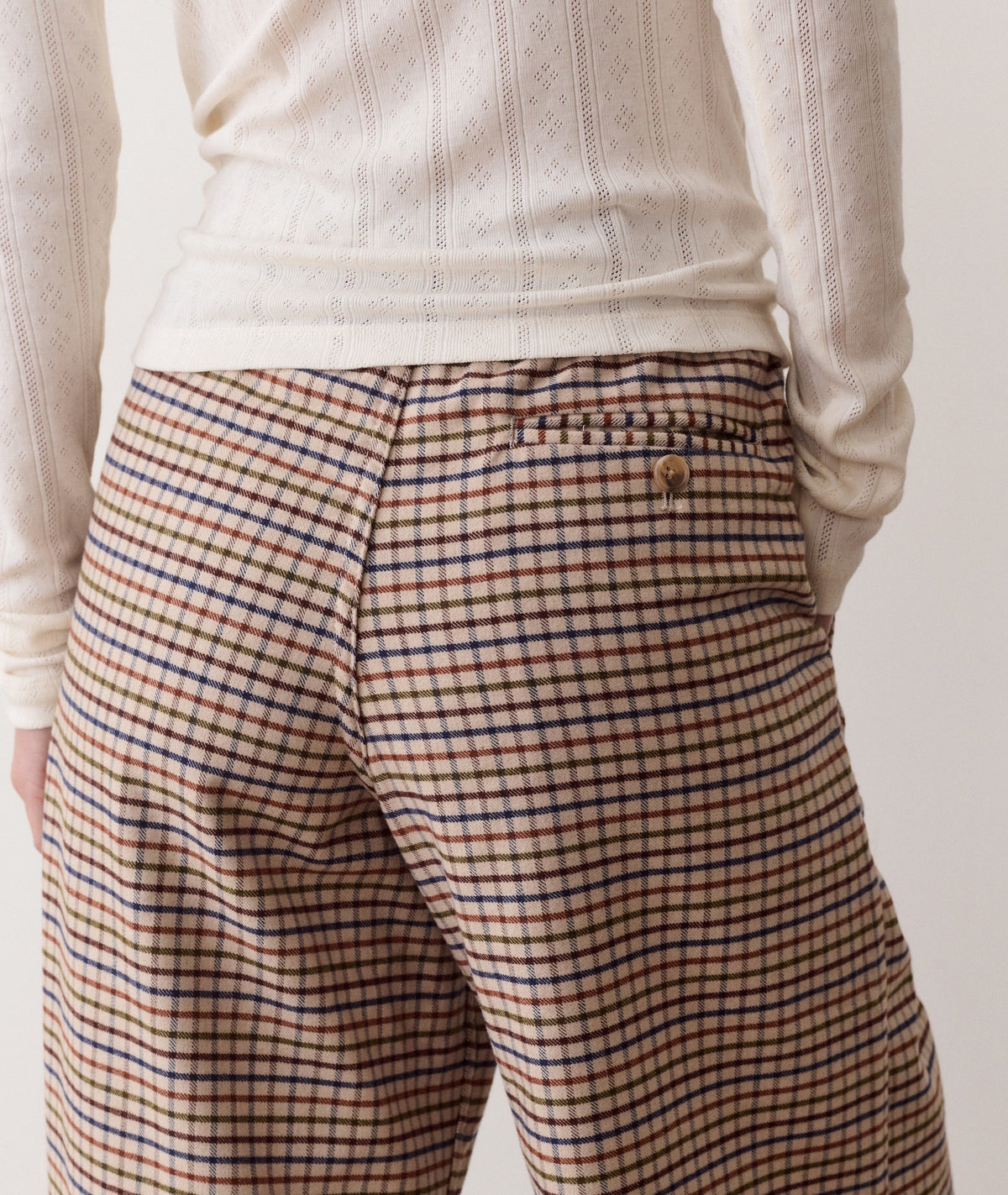 Allison Pleated Moleskin Trouser