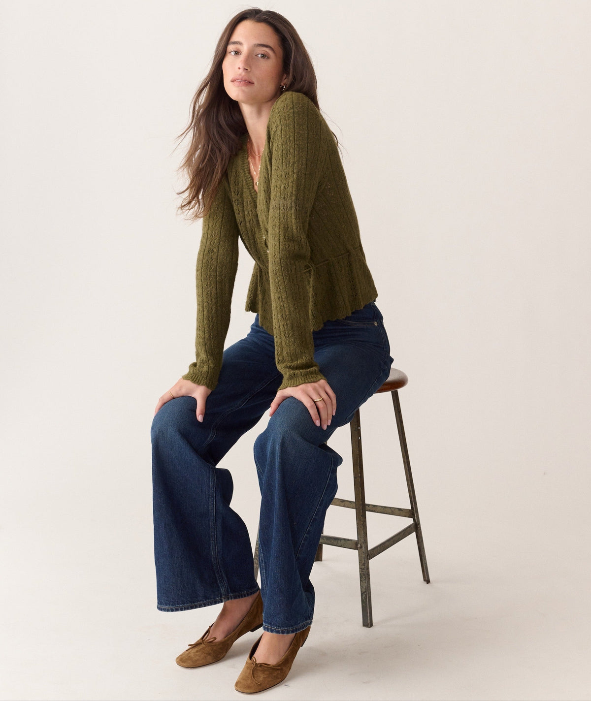 Sophie Pointelle Cardigan