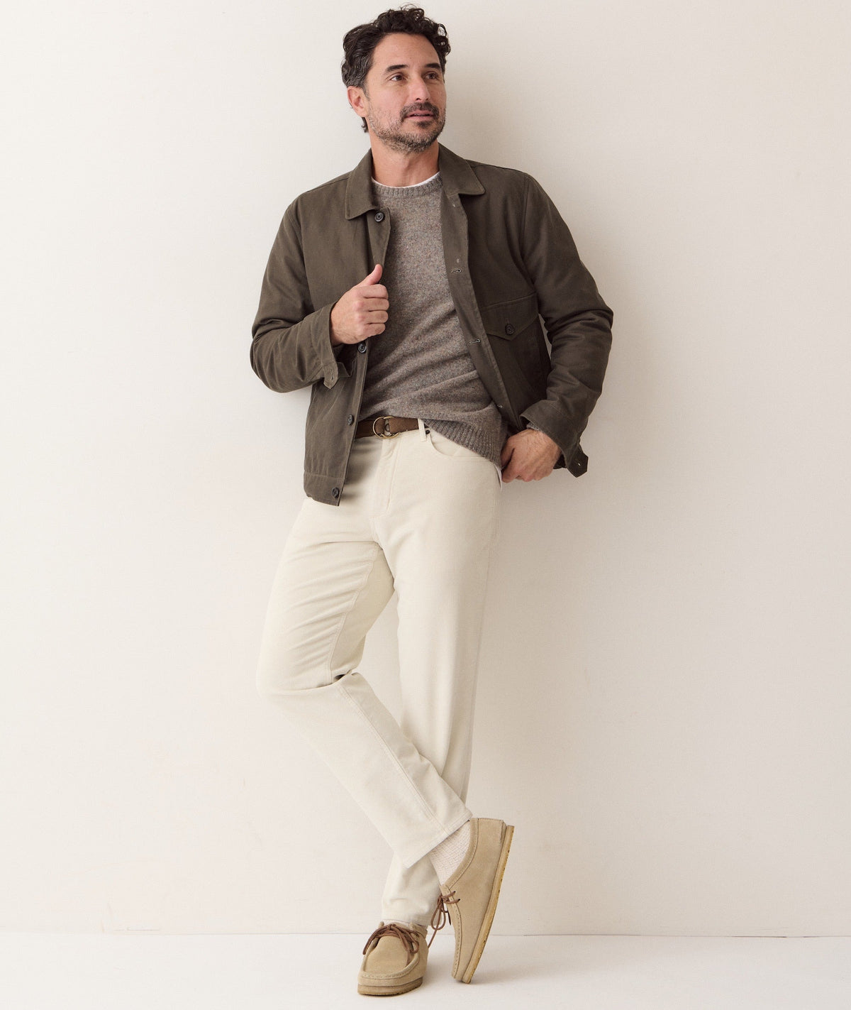 Flex Terry Moleskin Pant - Slim Straight