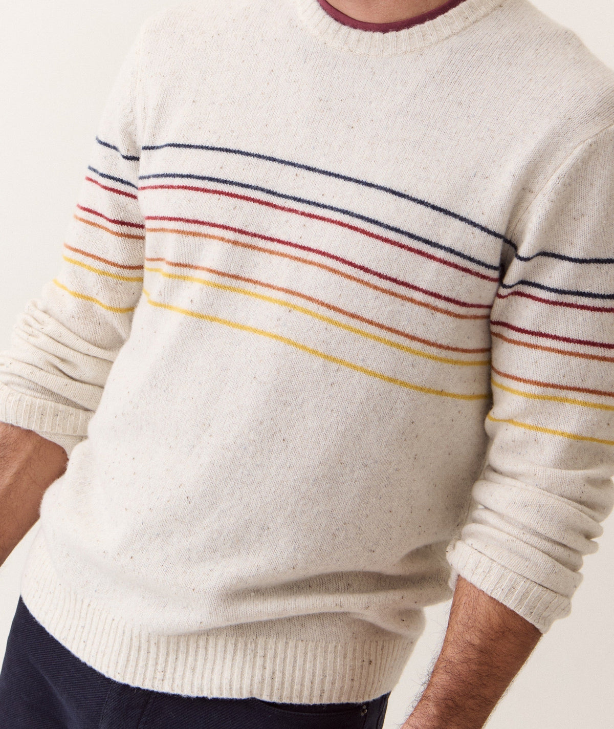 Coastal Merino Crewneck Sweater