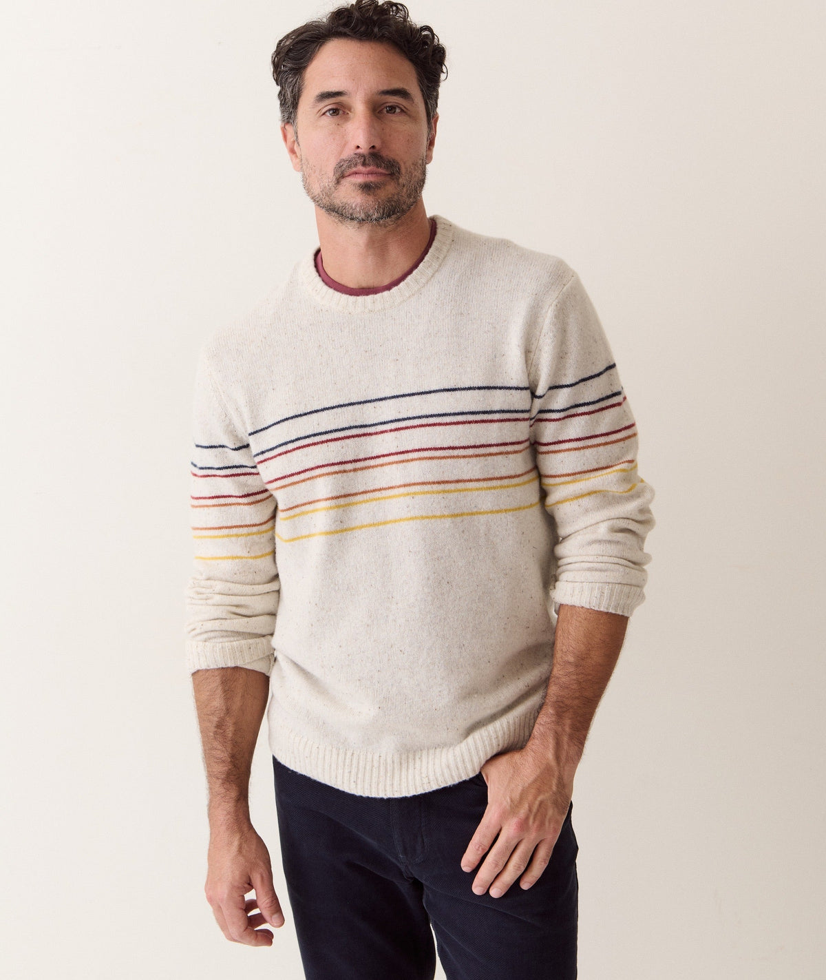 Coastal Merino Crewneck Sweater