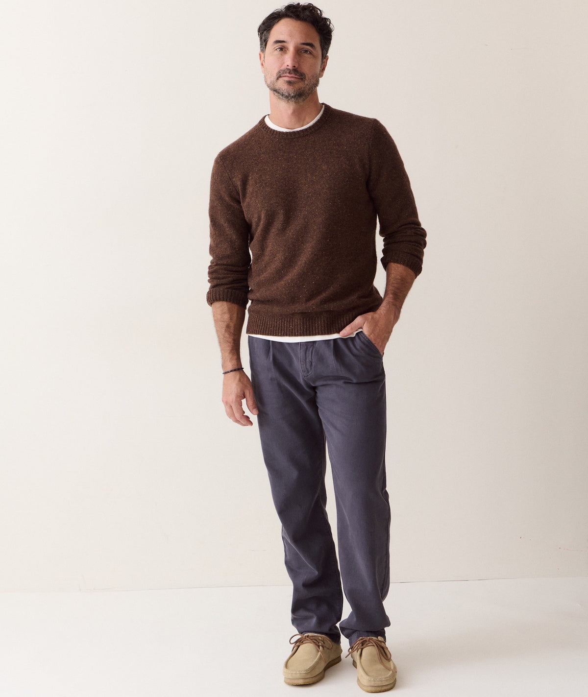 Coastal Merino Crewneck Sweater