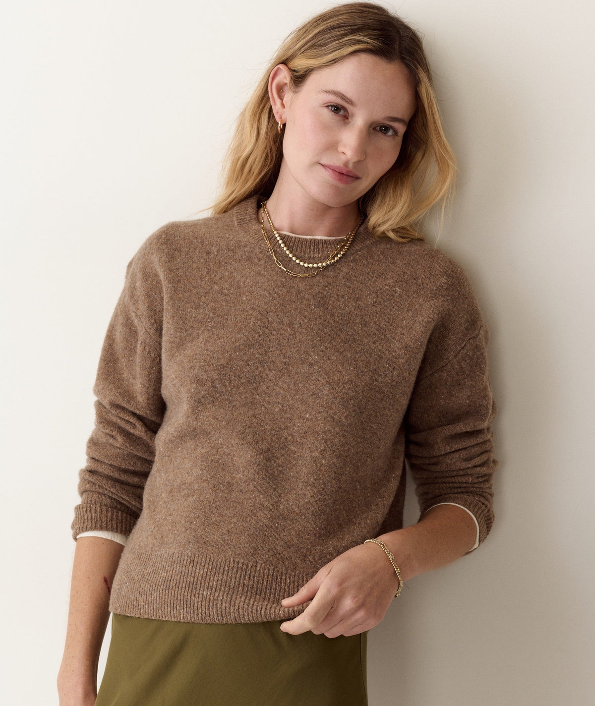 Coastal Merino Crewneck Sweater