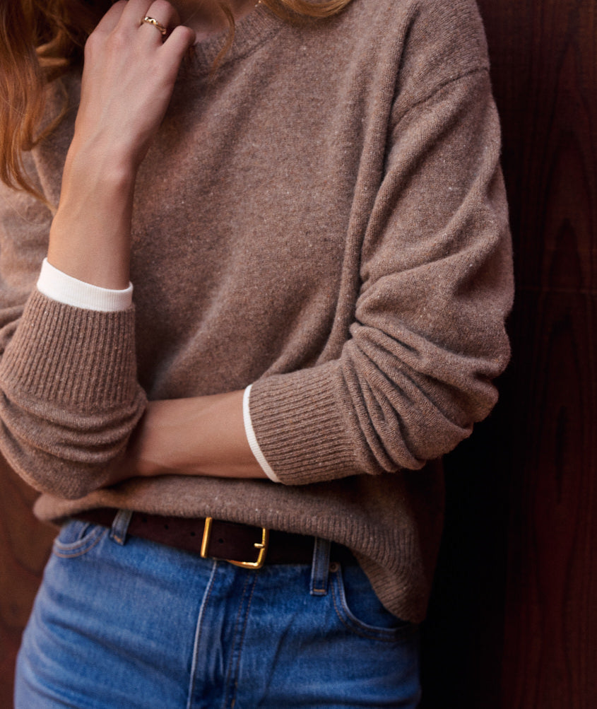 Coastal Merino Crewneck Sweater