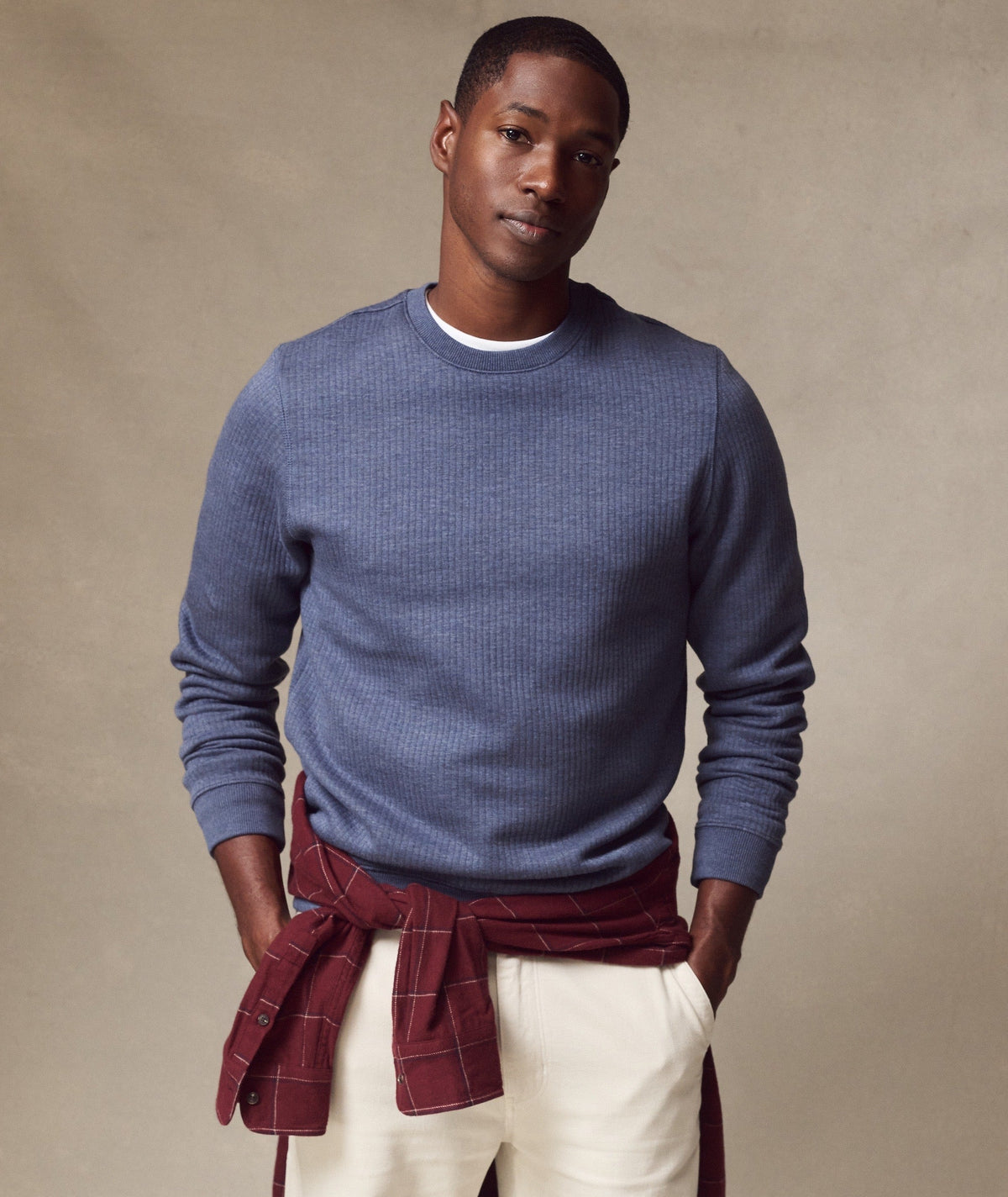 Corbet Quilted Crewneck