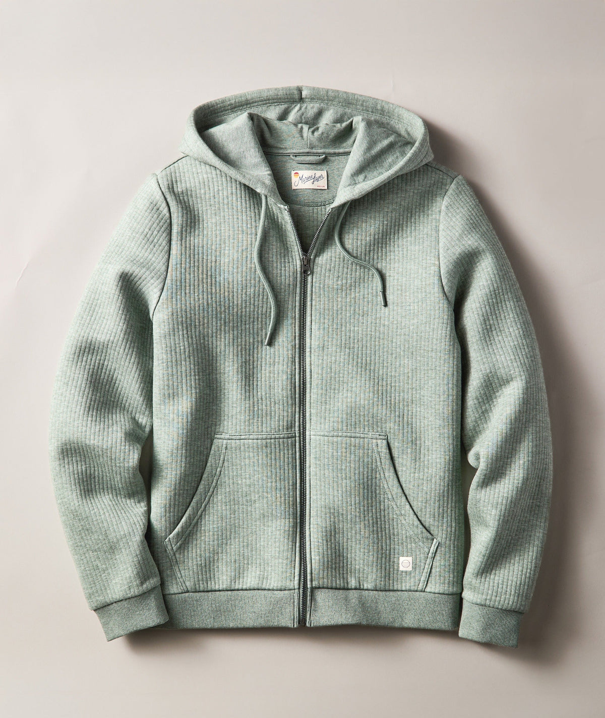 Corbet Quilted Zip Hoodie