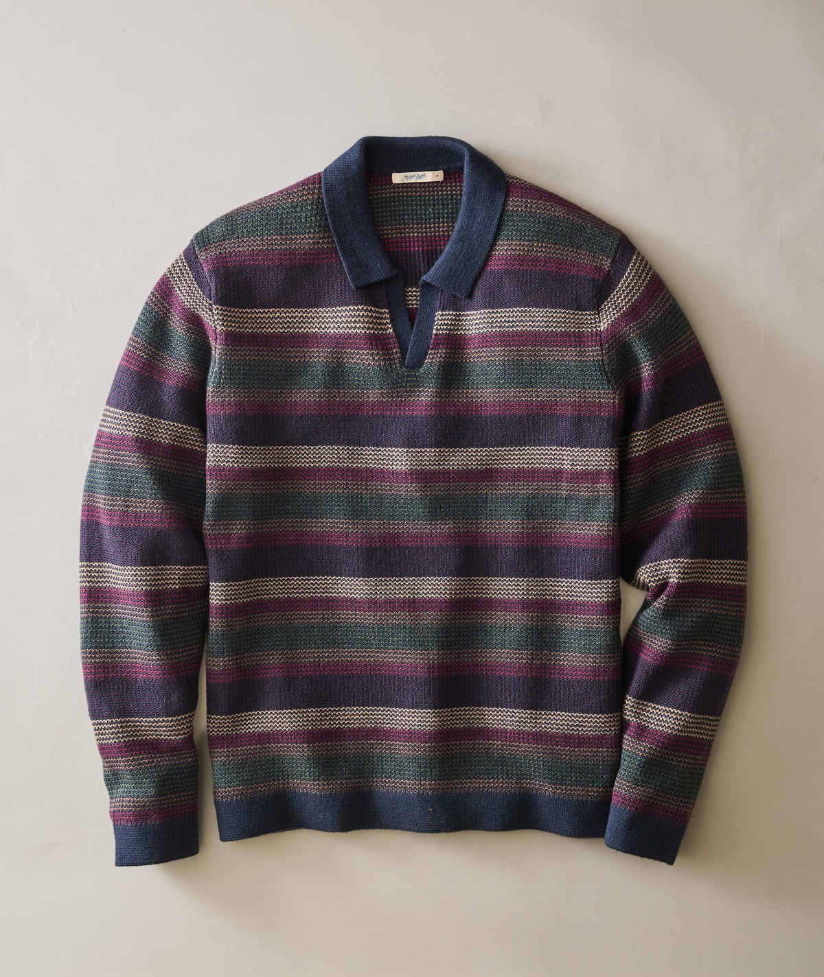 Liam Long Sleeve Sweater Polo