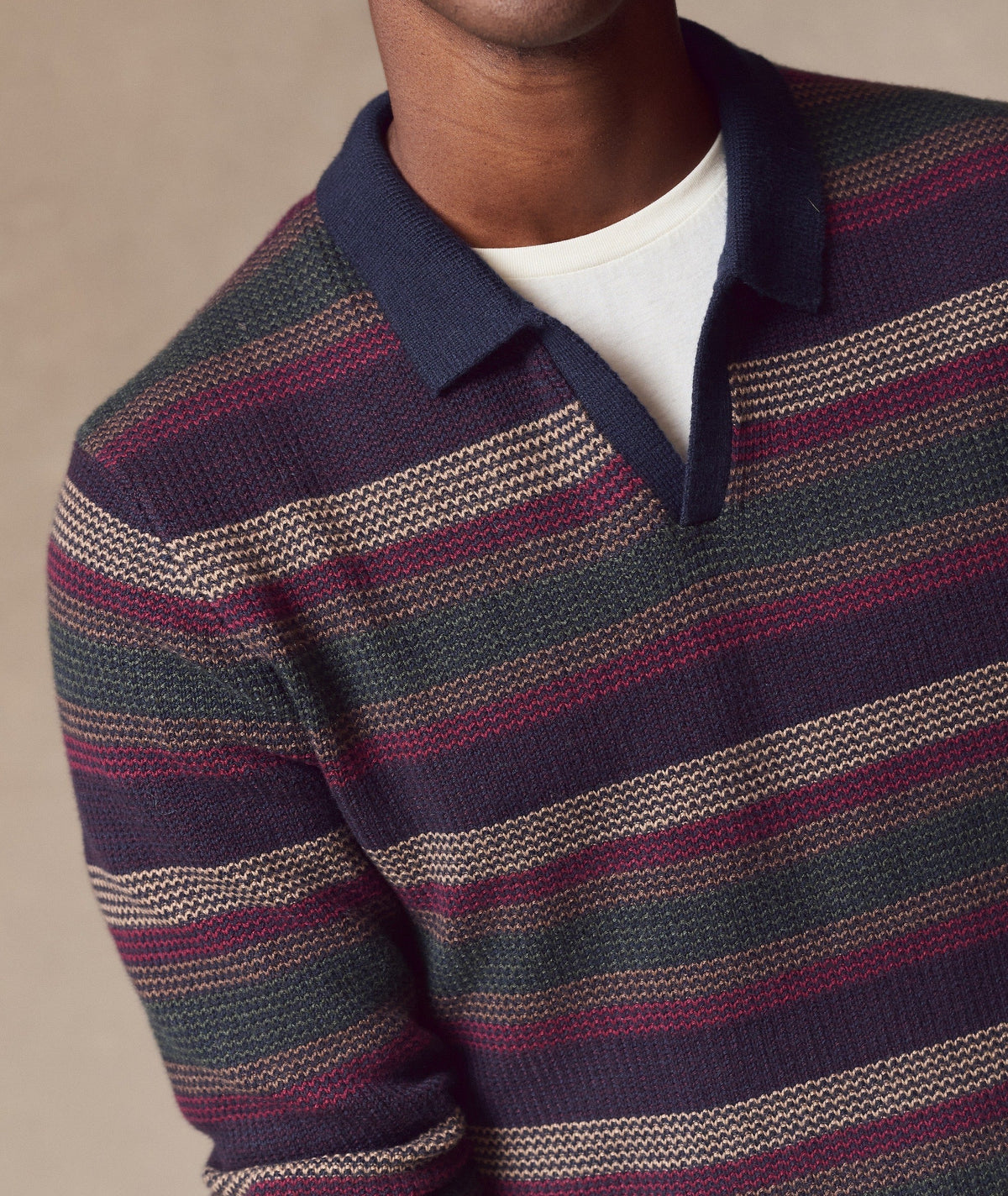 Liam Long Sleeve Sweater Polo