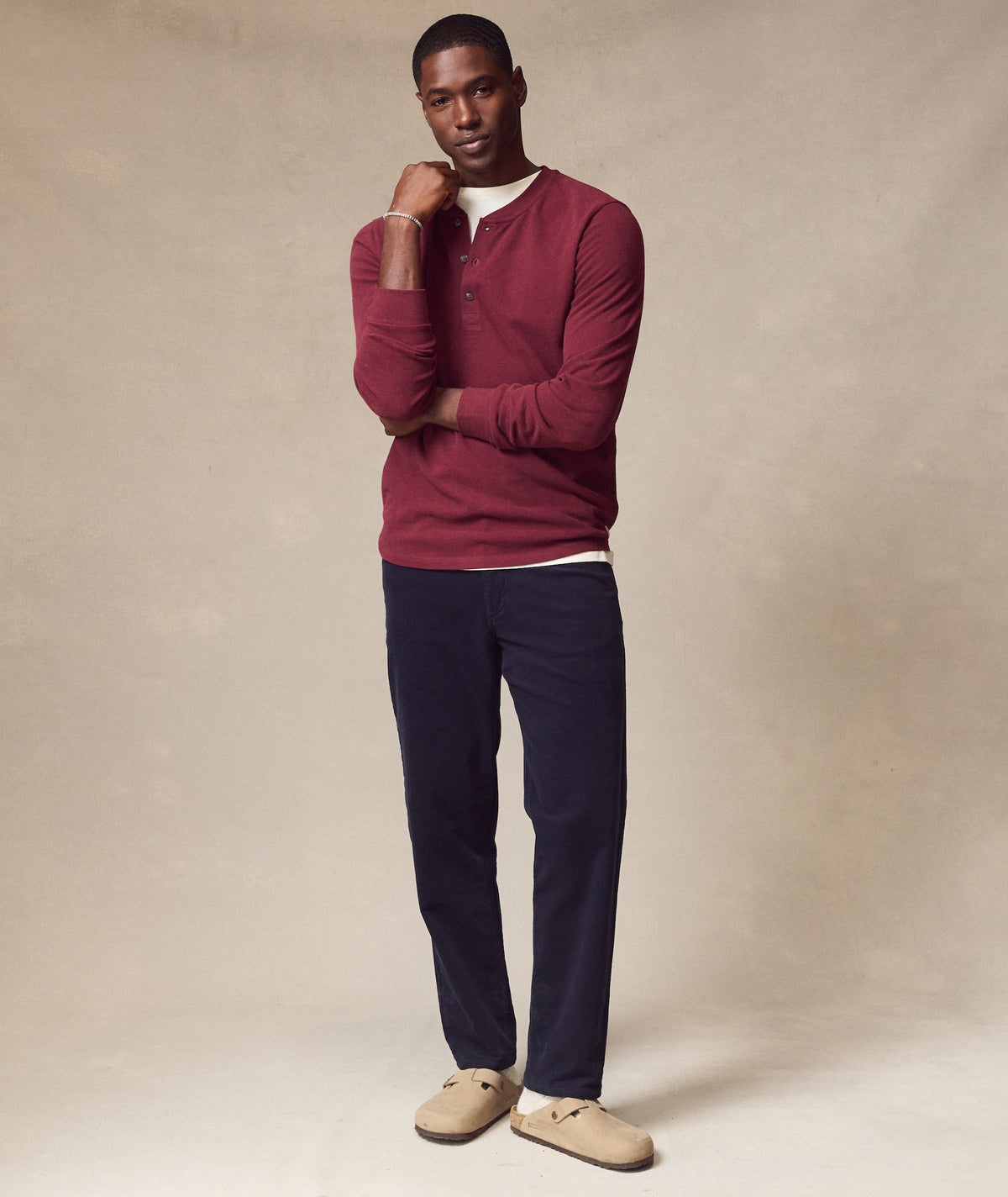 Luxe Jersey Henley