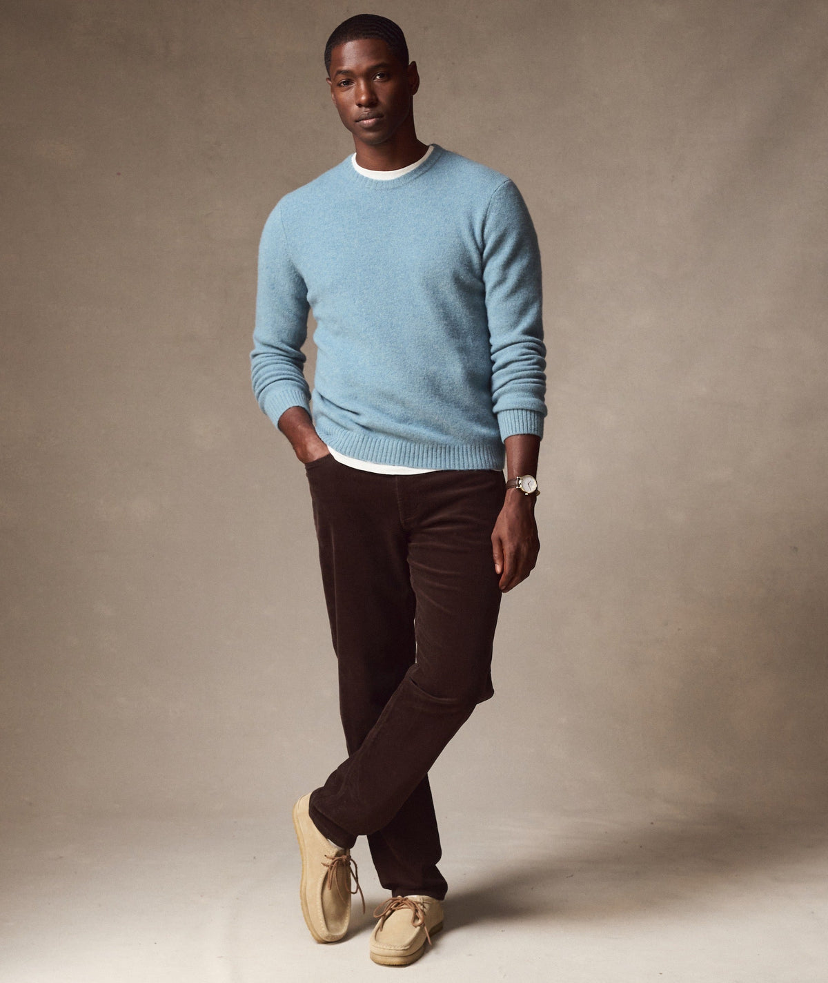 Coastal Merino Crewneck Sweater