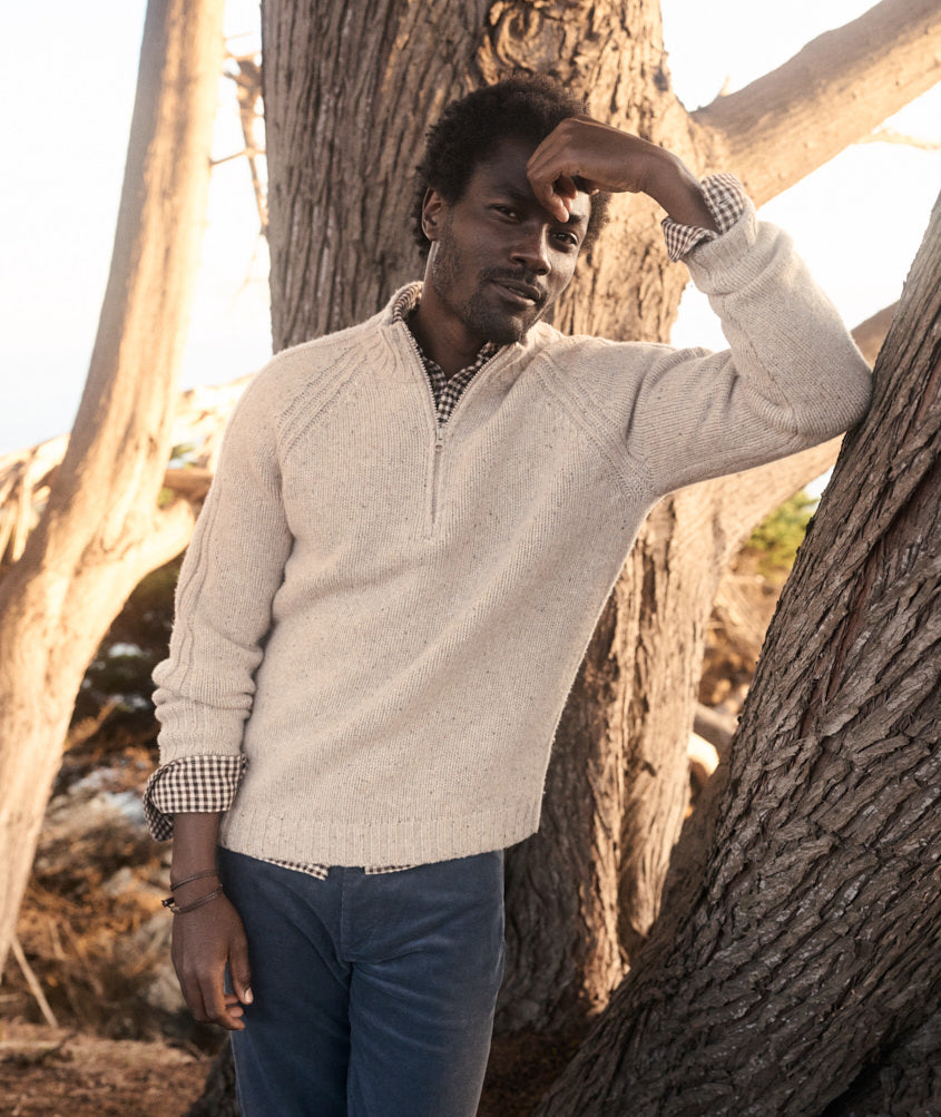 Coastal Merino Quarter Zip