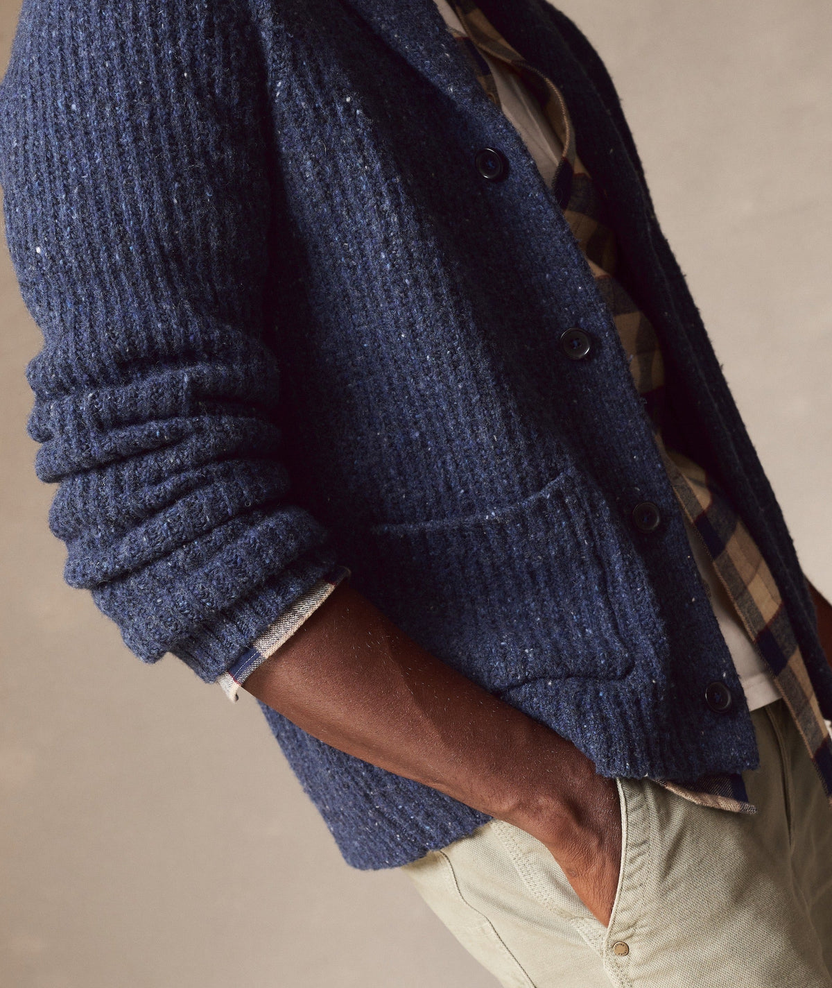 Coastal Merino Shawl Cardigan