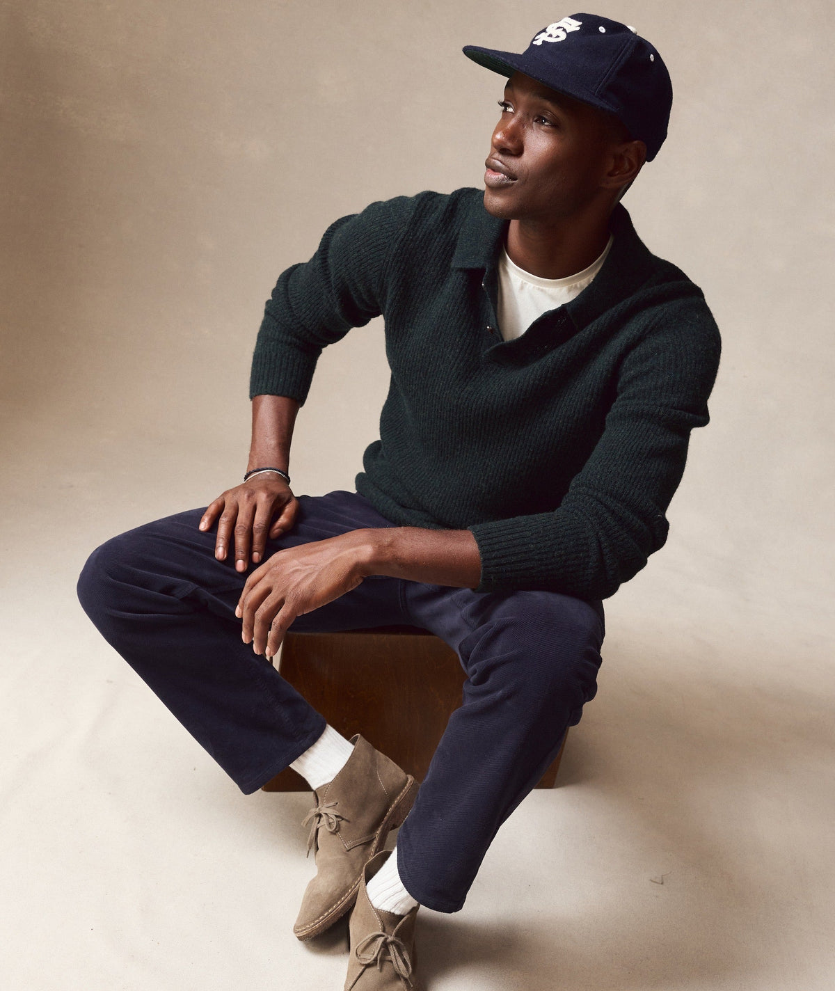 Coastal Merino Sweater Polo