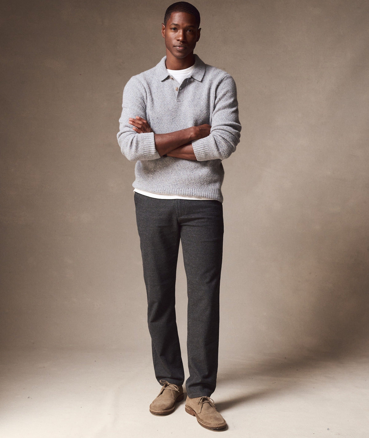 Coastal Merino Sweater Polo