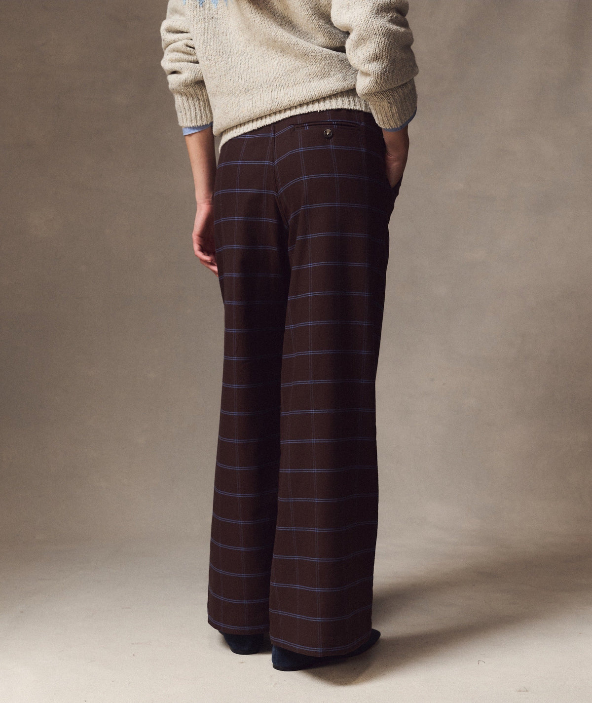 Allison Pleated Moleskin Trouser