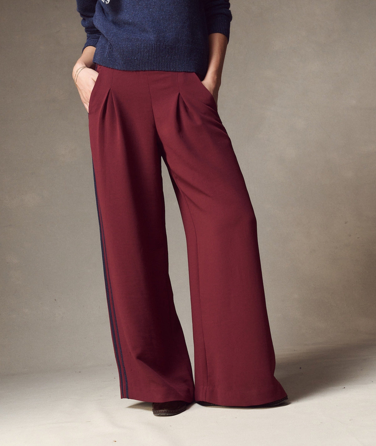 Allison Pleated Wide Leg Trouser