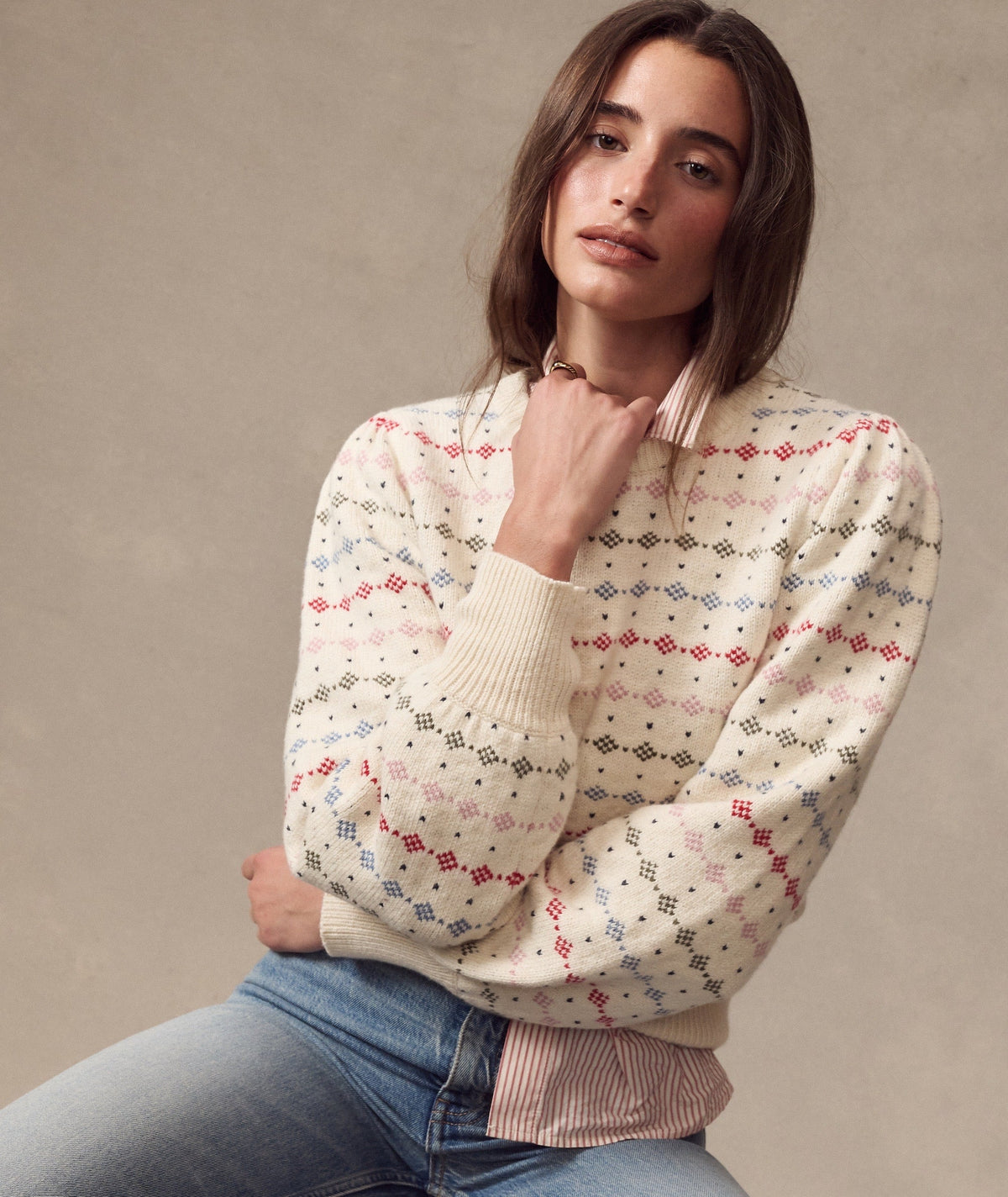 Alma Puff Sleeve Sweater