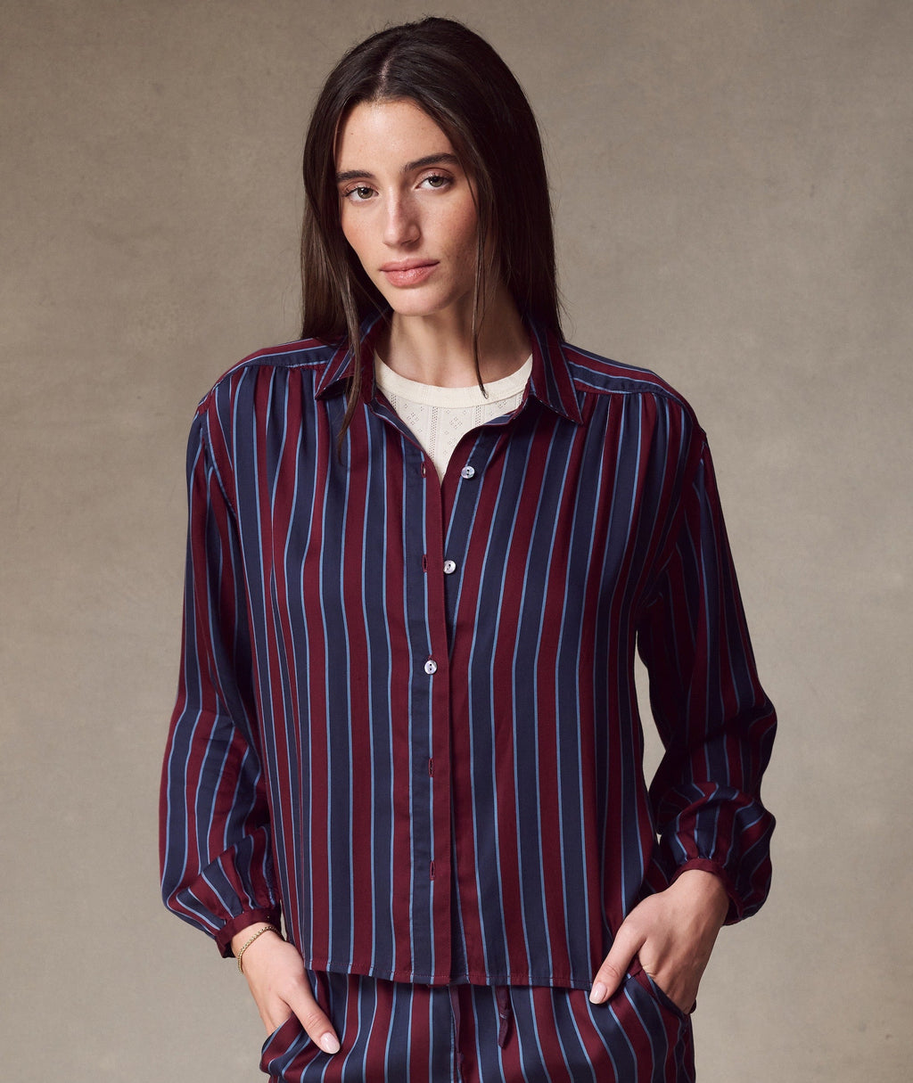 Bella Better-than-Silk Button Down