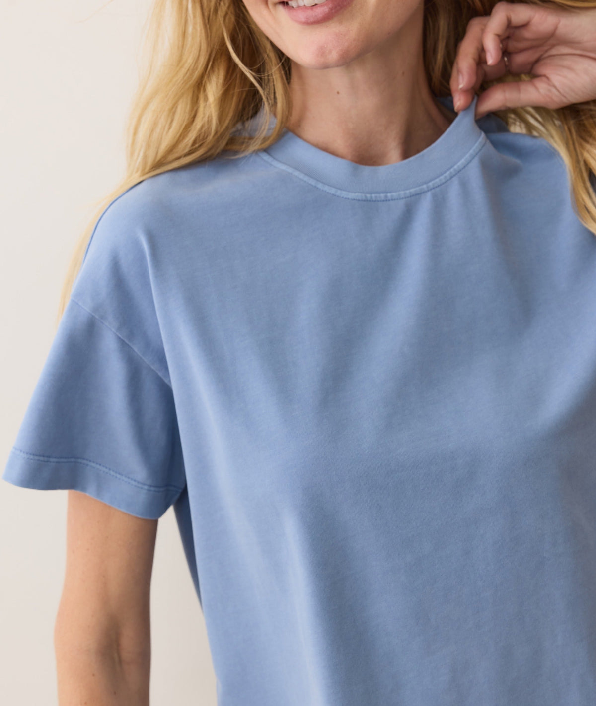 Luxe Sueded Tee