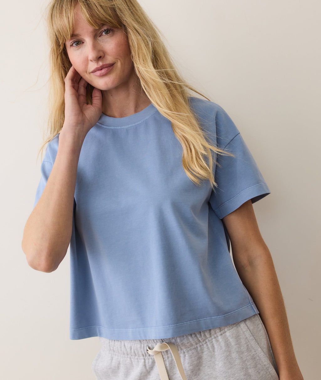 Luxe Sueded Tee