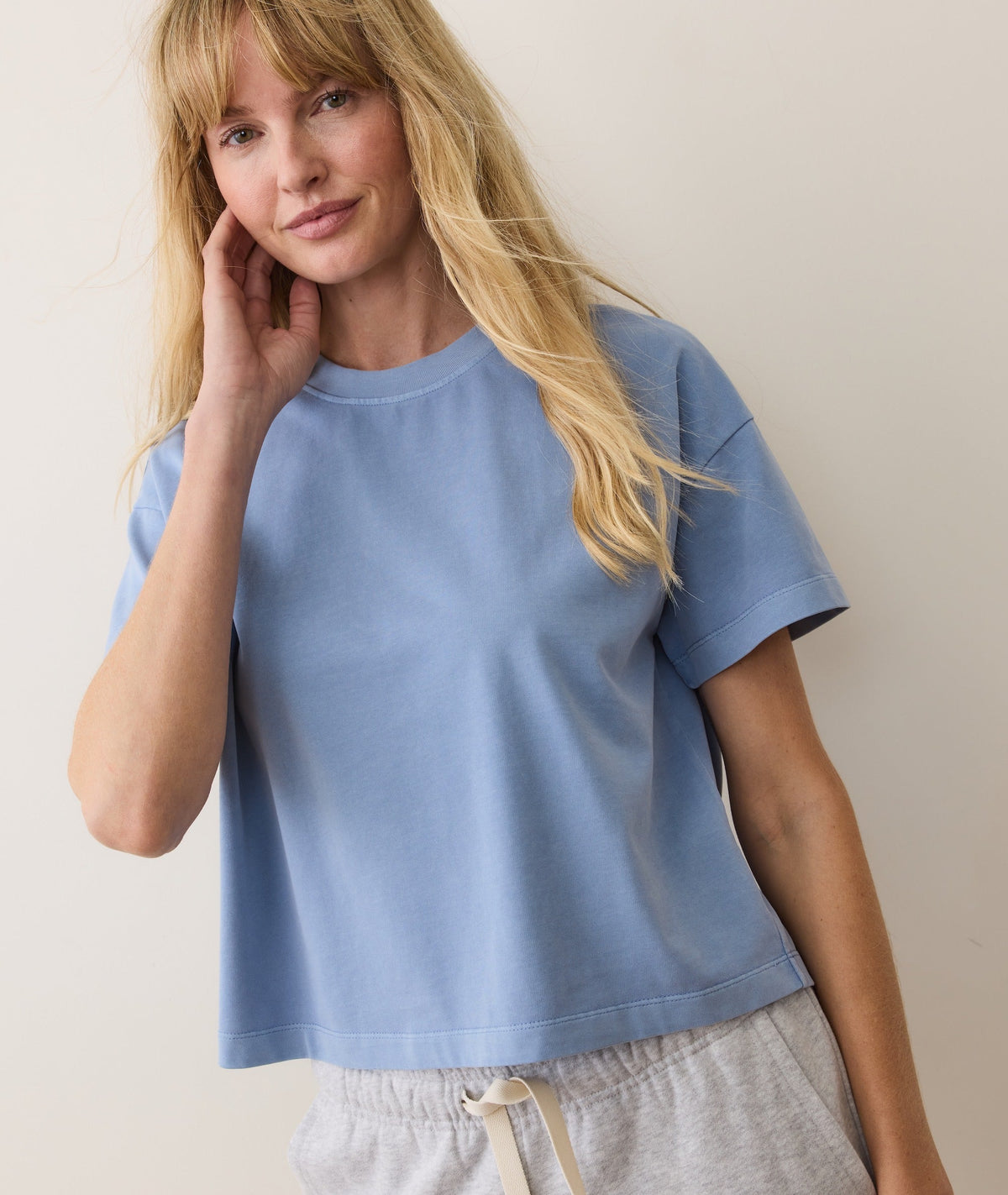 Luxe Sueded Tee