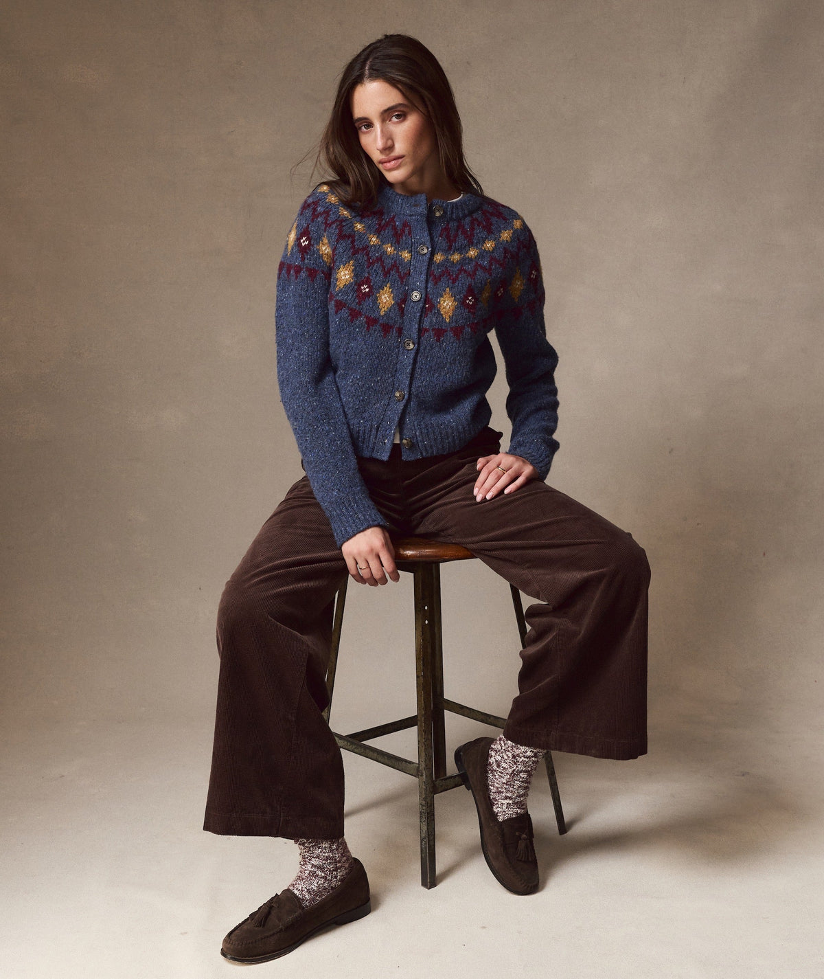 Donegal Fair Isle Cardigan