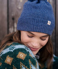 Coastal Merino Pom Beanie
