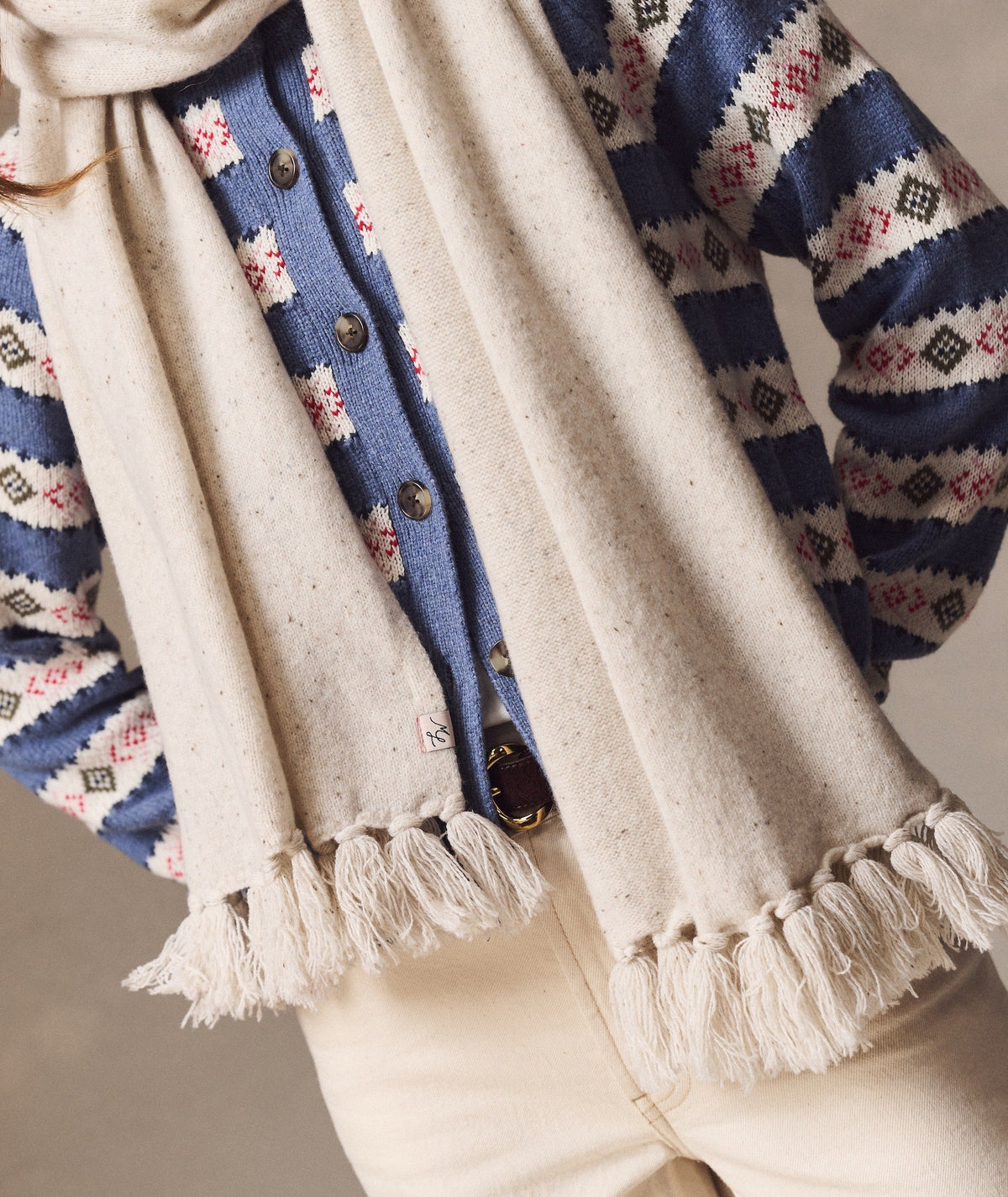 Coastal Merino Long Scarf