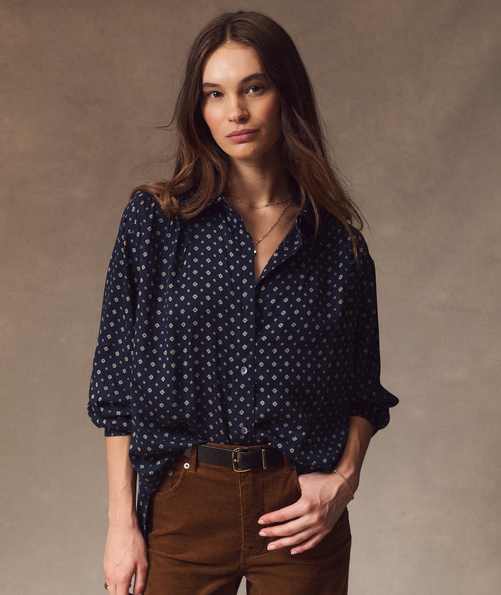 Bella Better-than-Silk Button Down