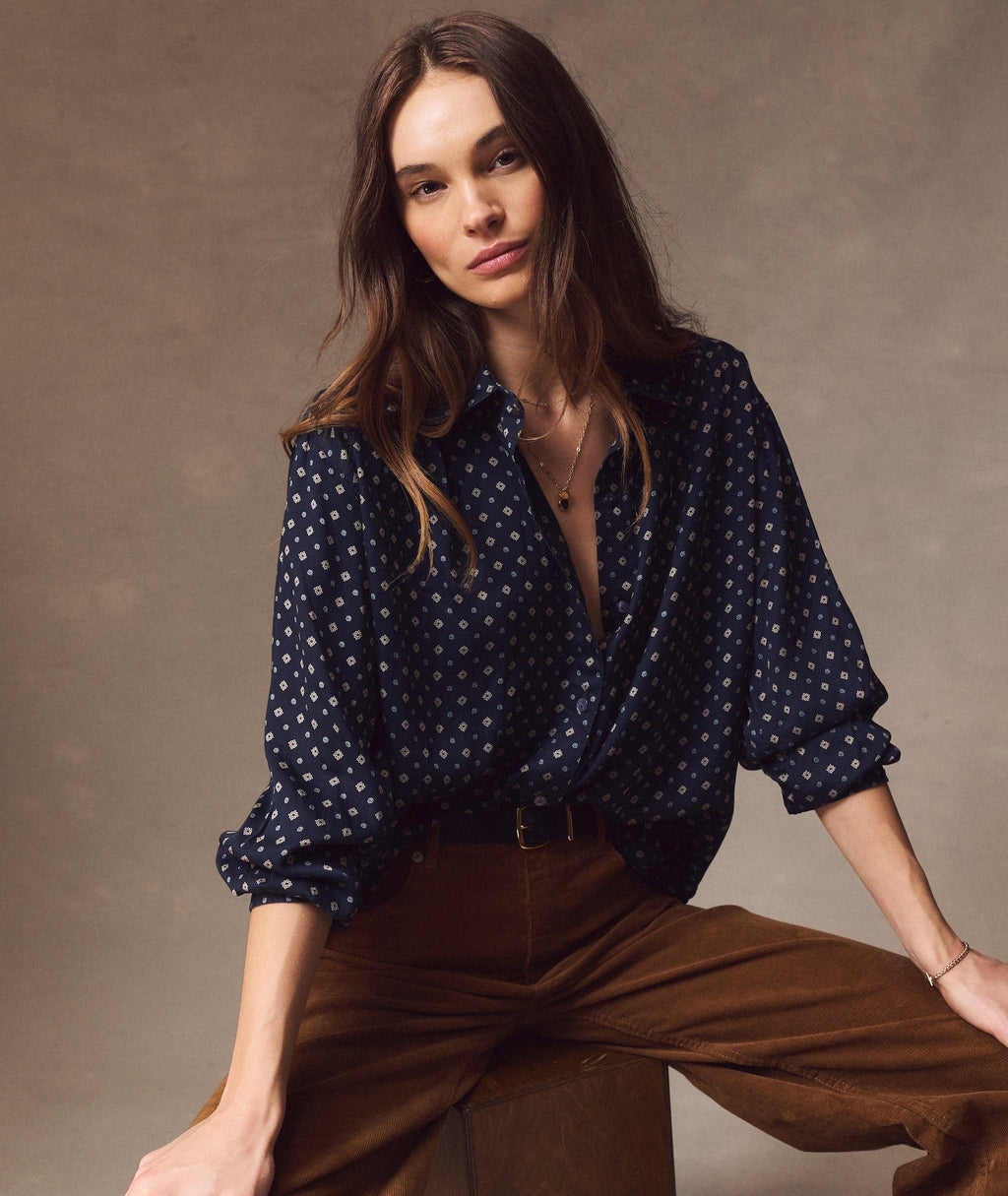 Bella Better-than-Silk Button Down