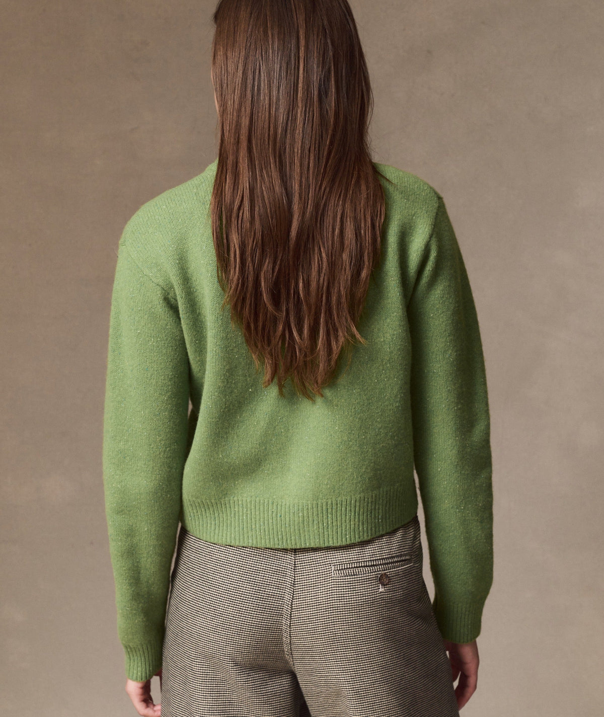 Coastal Merino Crewneck Cardigan