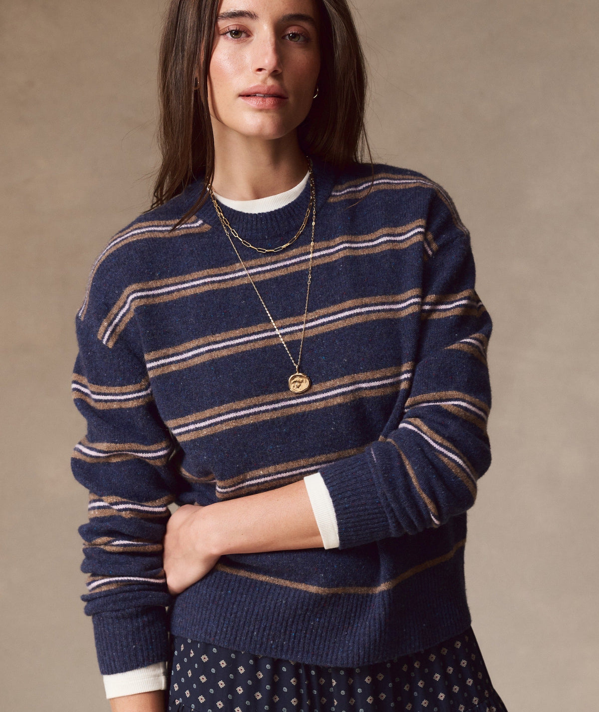 Coastal Merino Crewneck Sweater