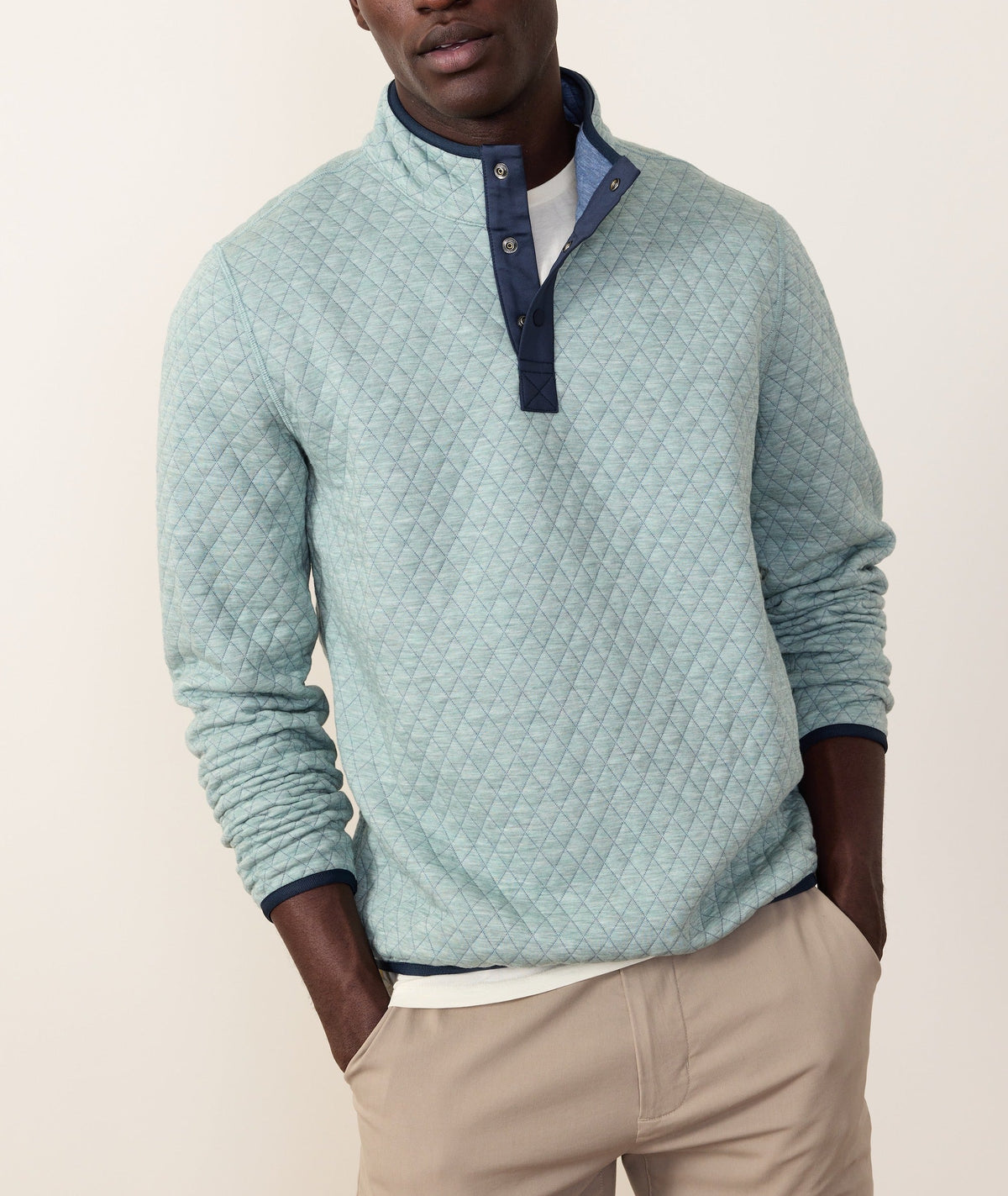 Men's Corbet Quilted Reversible Pullover