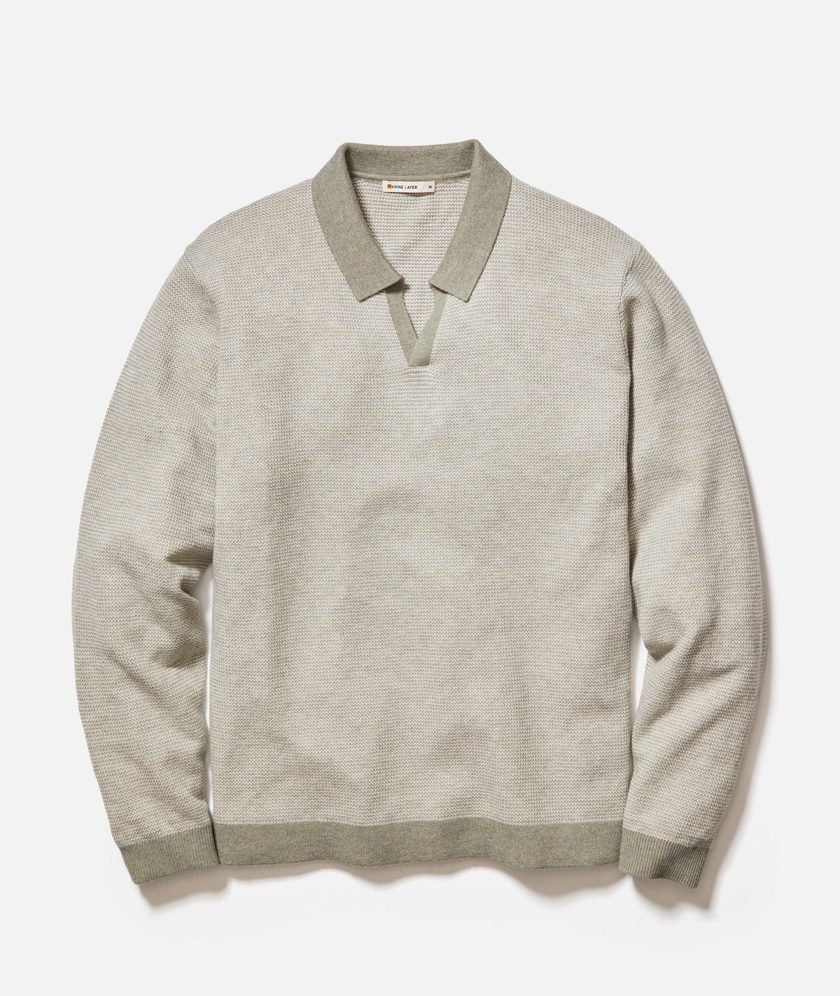 Liam Long Sleeve Sweater Polo