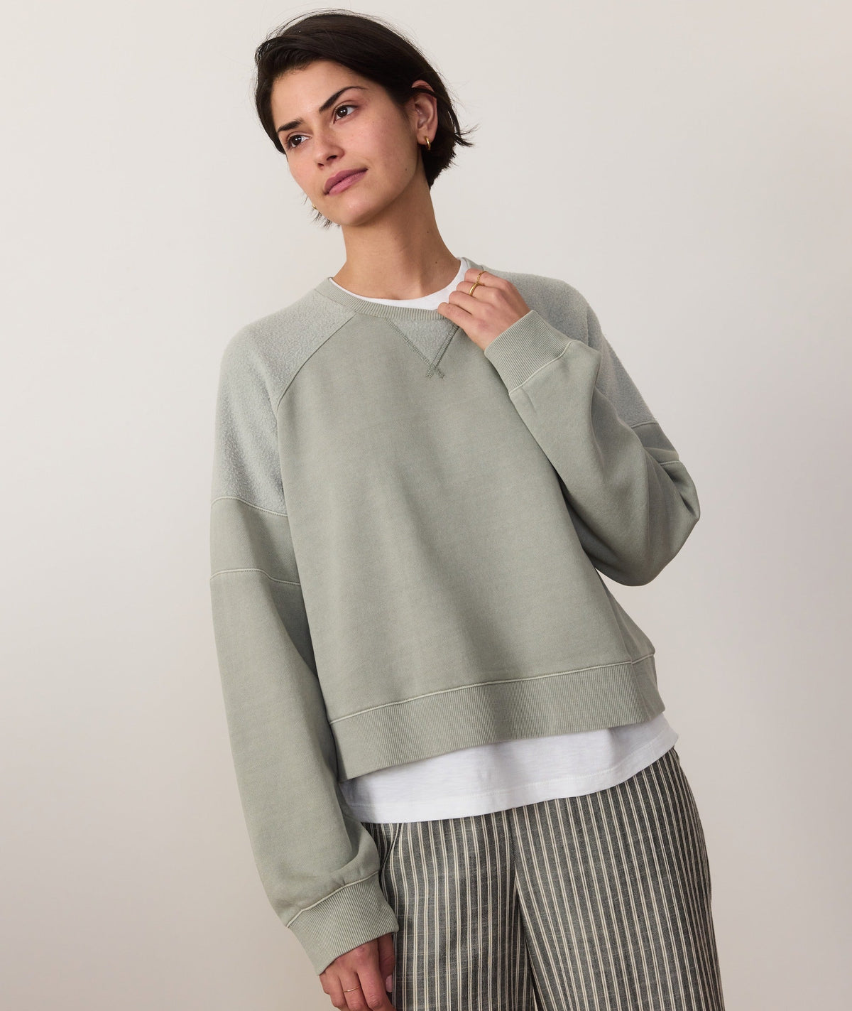 Cloud 9 Fleece Crop Sweatshirt