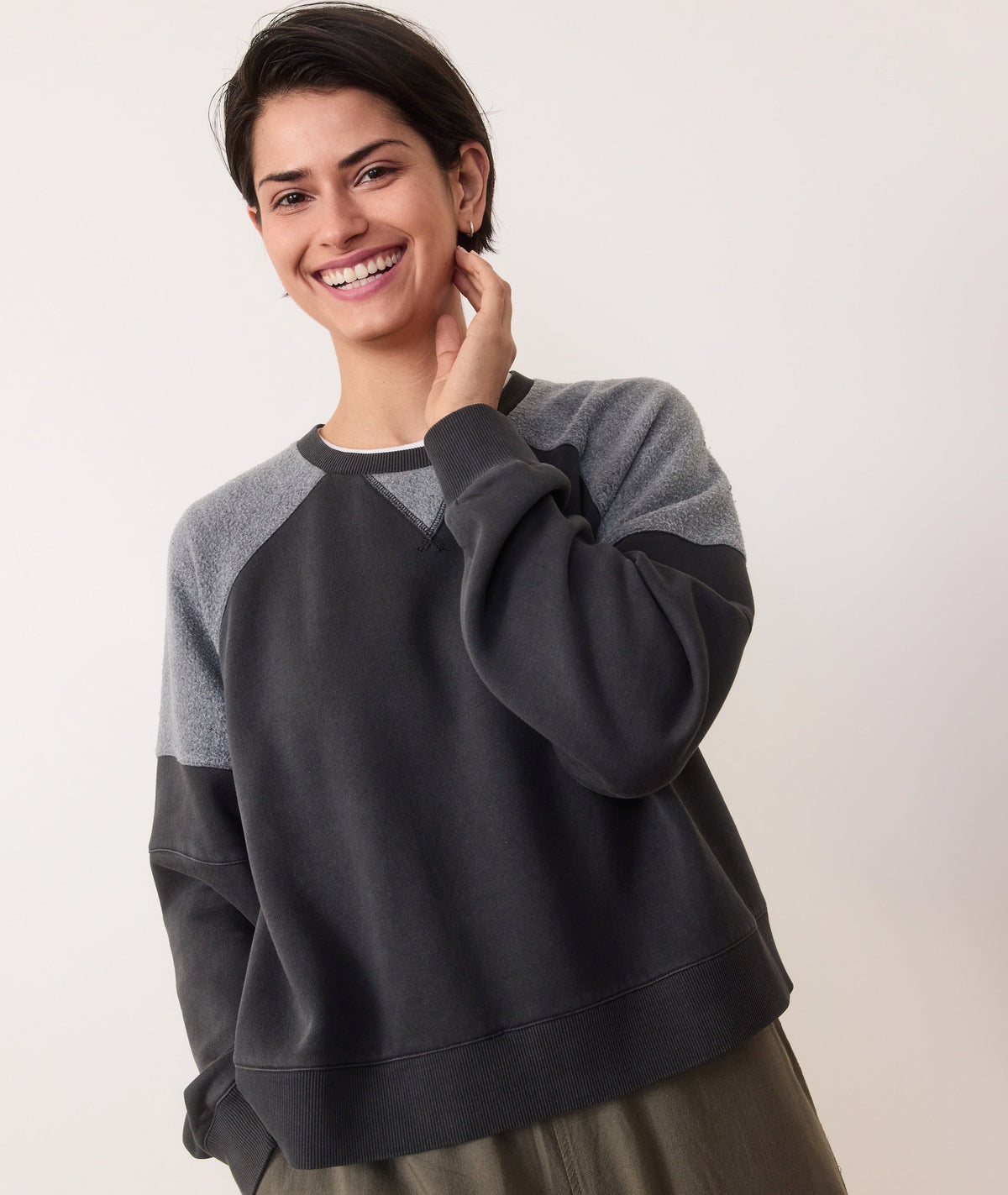 Cloud 9 Fleece Crop Sweatshirt