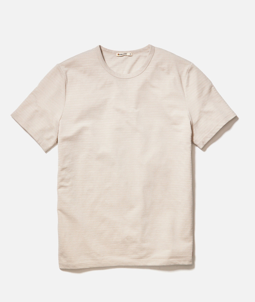 Signature Jacquard Crew Tee