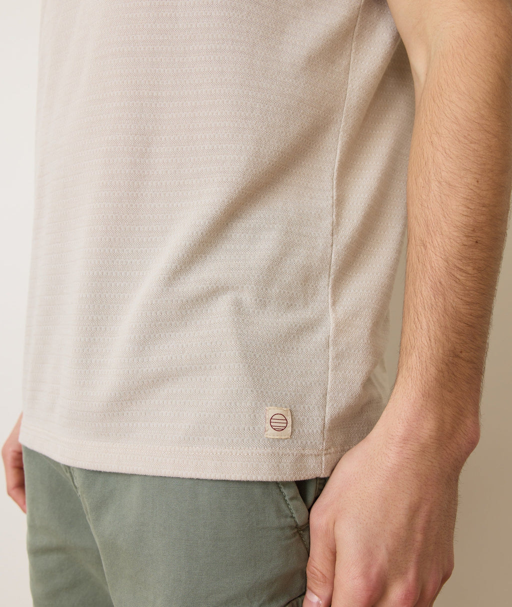 Signature Jacquard Crew Tee