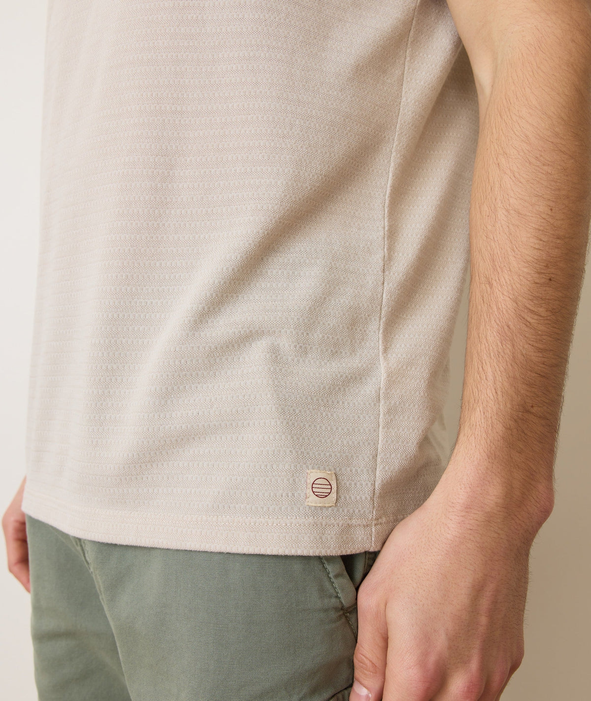 Signature Jacquard Crew Tee