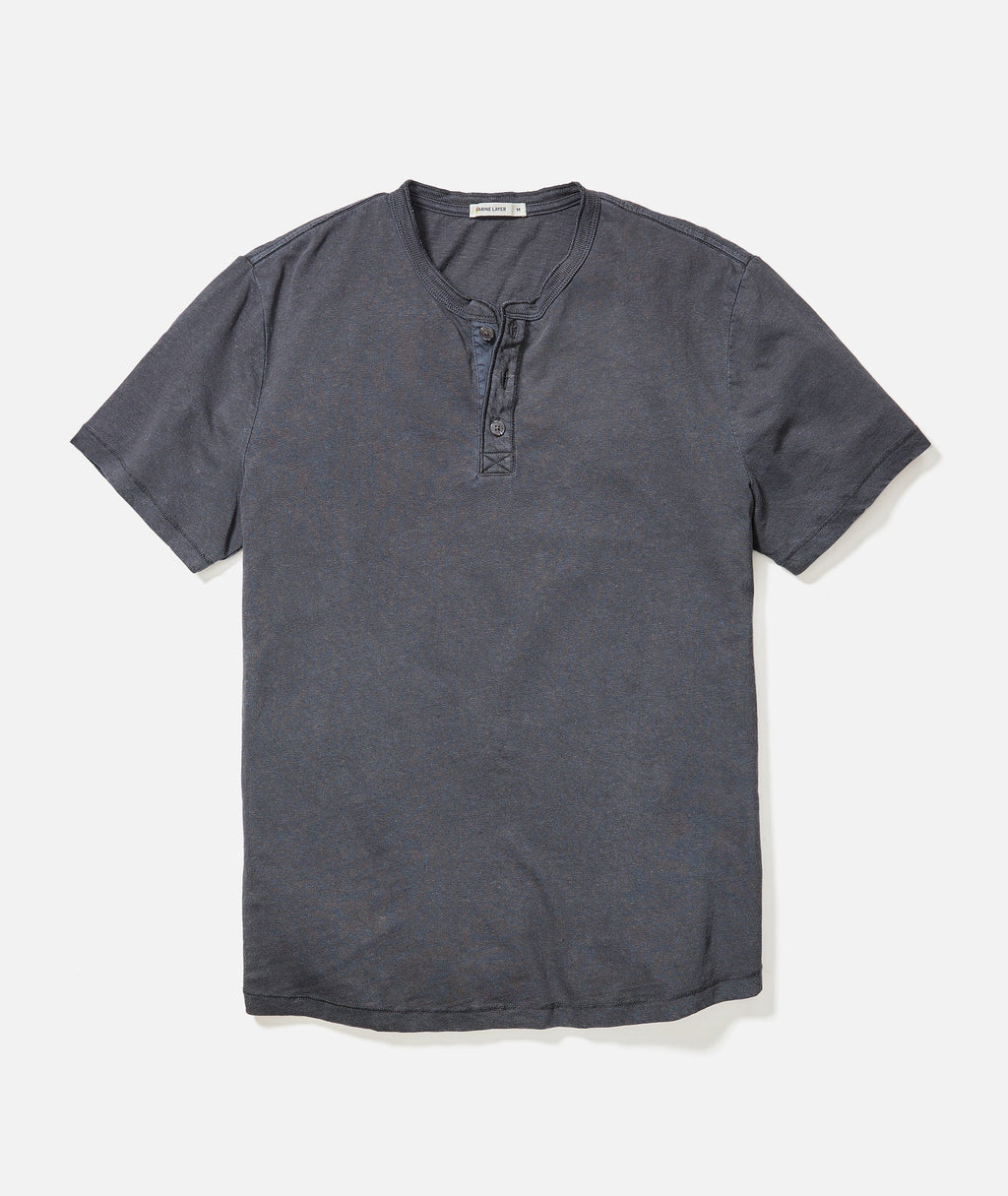 Relaxed Hemp Cotton Henley